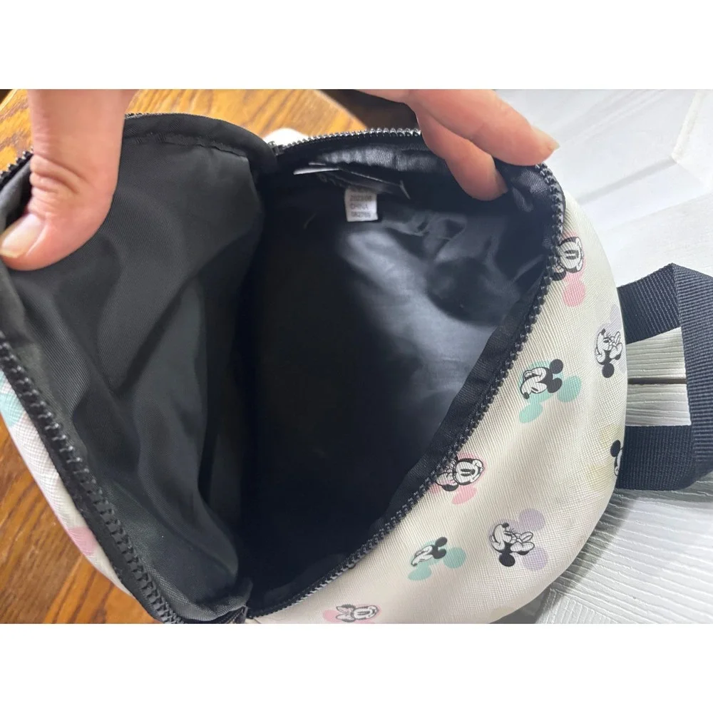 Disney Mickey Mouse Pastel Mini Backpack Bioworld Small White‎ Purse Bag